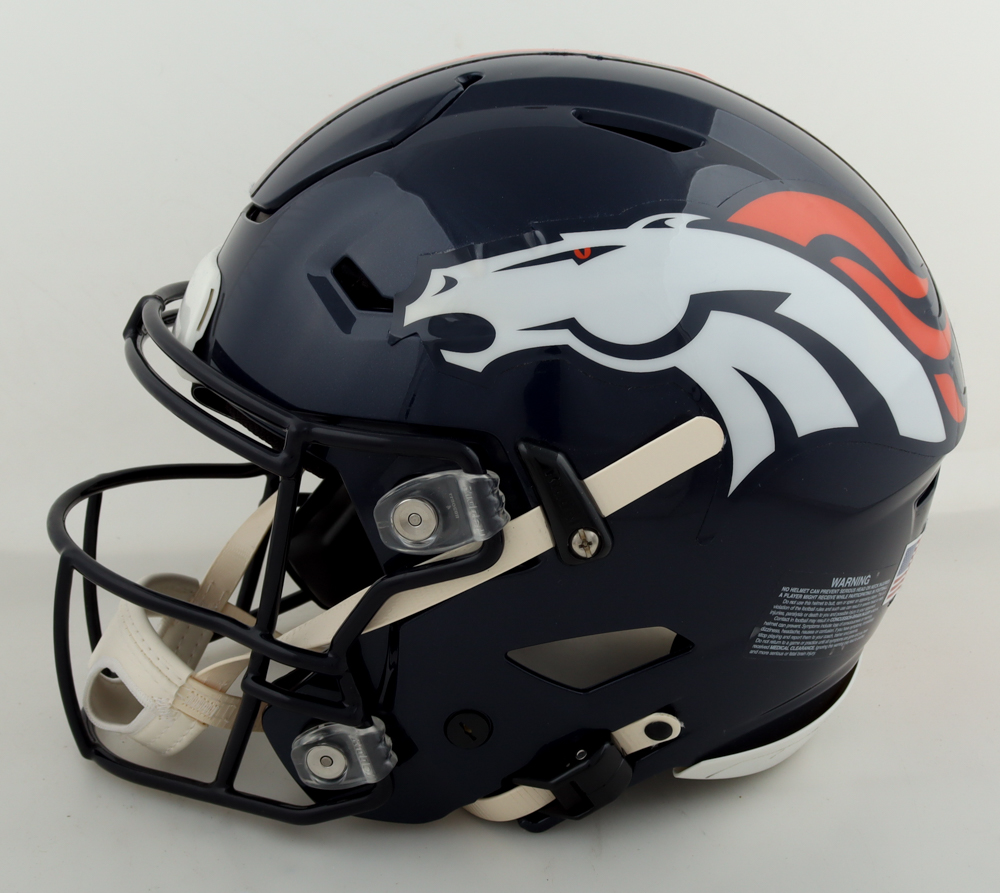 Peyton Manning Signed Broncos Full-Size Authentic On-Field Speedflex Helmet Inscribed "HOF 21" (Fanatics) at PristineAuction.com Peyton Manning Signed Broncos Full-Size Authentic On-Field Speedflex Helmet Inscribed "HOF 21" (Fanatics) at PristineAuction.com