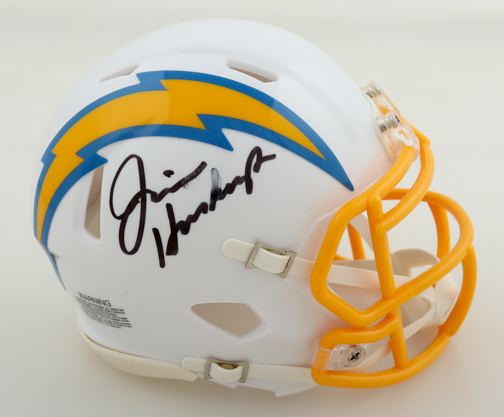 Jim Harbaugh Signed Chargers Speed Mini Helmet (Fanatics) at PristineAuction.com Jim Harbaugh Signed Chargers Speed Mini Helmet (Fanatics) at PristineAuction.com