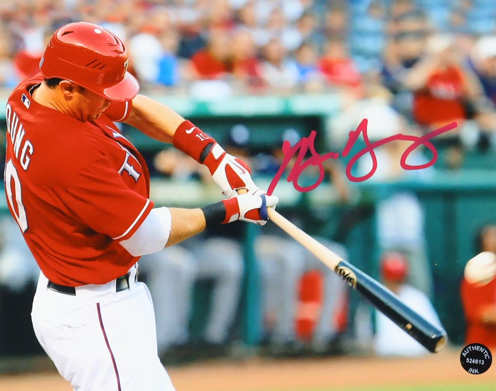 Michael Young Signed Rangers 8x10 Photo (Playball Ink) at PristineAuction.com Michael Young Signed Rangers 8x10 Photo (Playball Ink) at PristineAuction.com