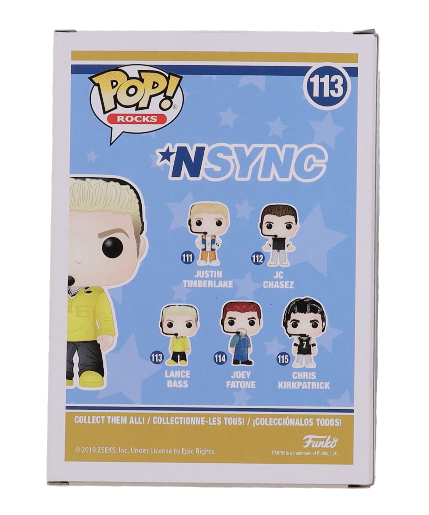 Lance Bass Signed NSYNC #113 Funko Pop! Vinyl Figure (ACOA) at PristineAuction.com Lance Bass Signed NSYNC #113 Funko Pop! Vinyl Figure (ACOA) at PristineAuction.com