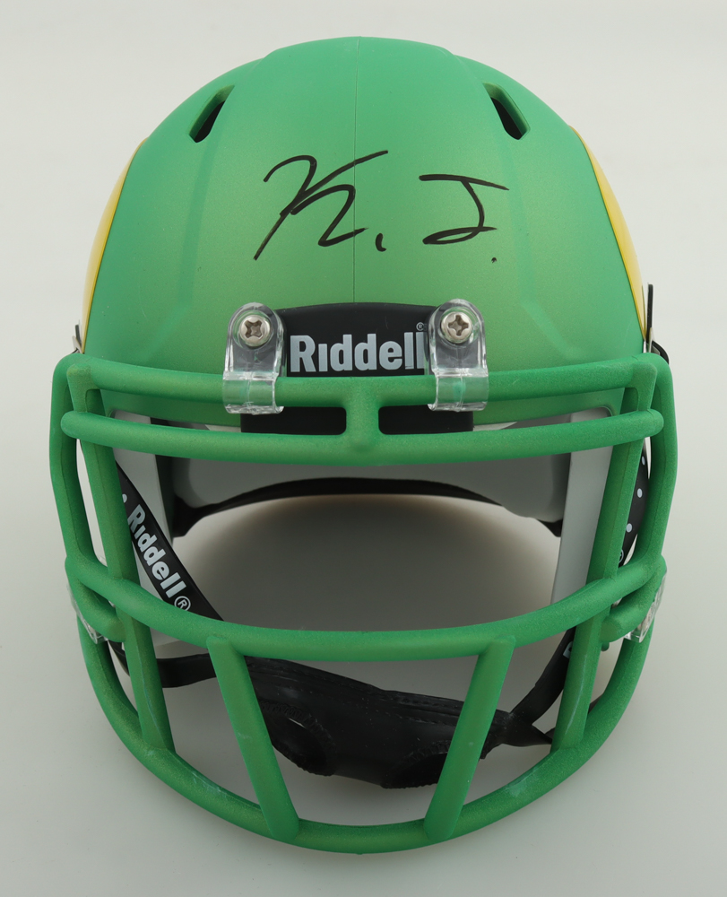 Kayvon Thibodeaux Signed Oregon Ducks Speed Mini Helmet (Beckett) at PristineAuction.com Kayvon Thibodeaux Signed Oregon Ducks Speed Mini Helmet (Beckett) at PristineAuction.com
