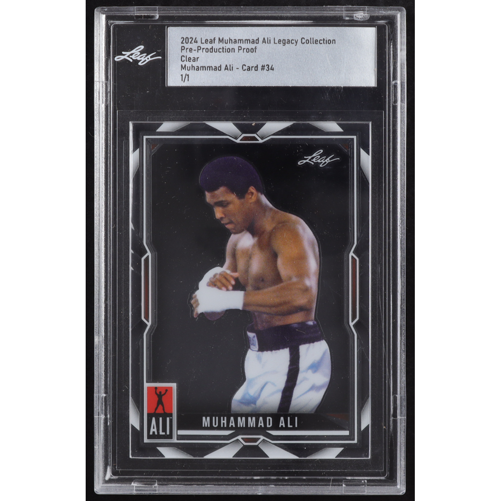 Muhammad Ali 2024 Leaf Muhammad Ali Legacy Collection Clear Pre ...