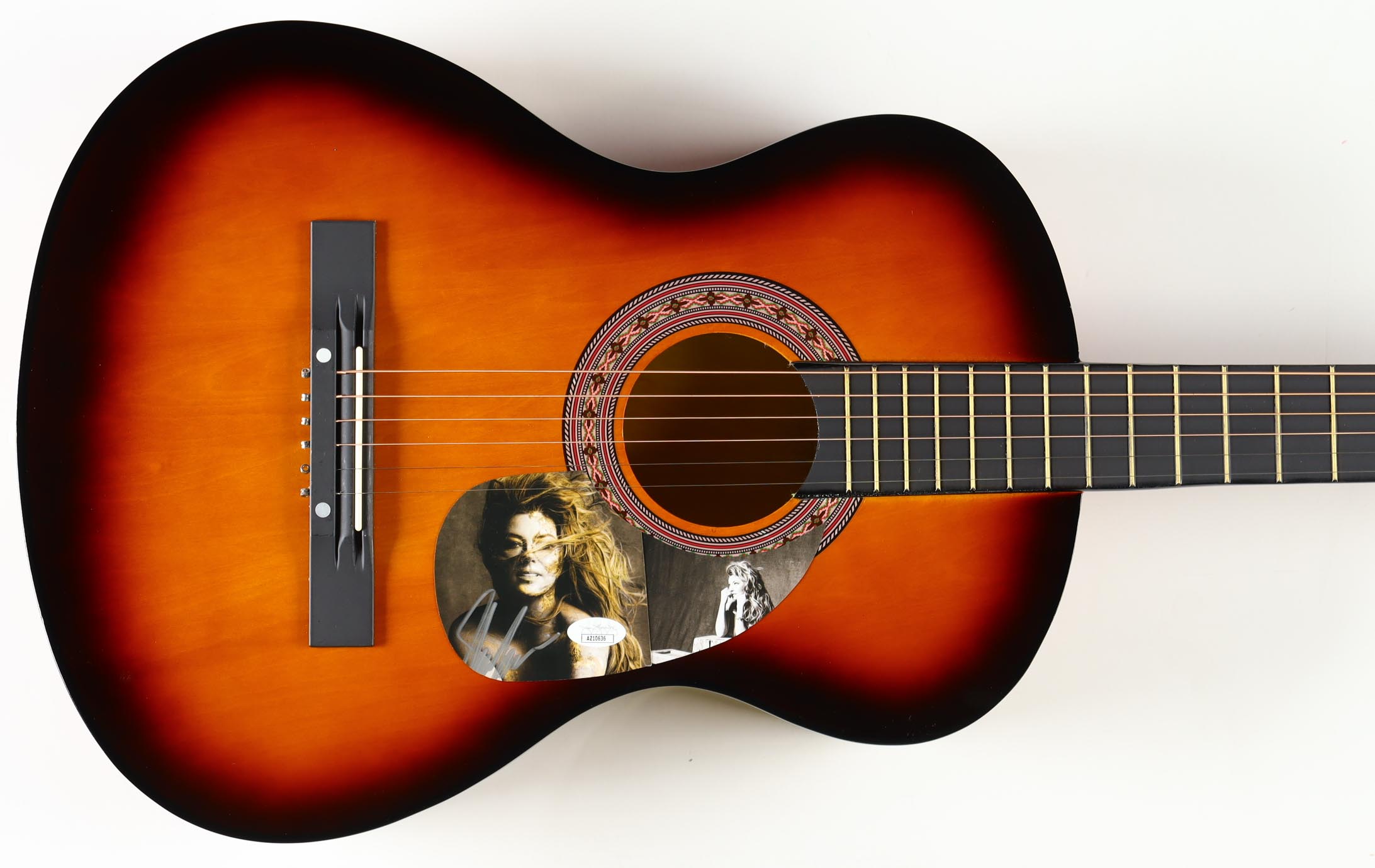Shania Twain Guitar with Signed Custom Insert Pickguard (JSA) at PristineAuction.com Shania Twain Guitar with Signed Custom Insert Pickguard (JSA) at PristineAuction.com