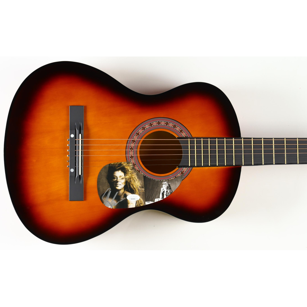 Shania Twain Guitar with Signed Custom Insert Pickguard (JSA) at PristineAuction.com