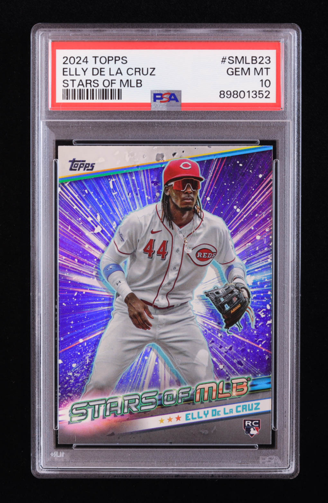 Elly De La Cruz 2024 Topps Stars of MLB SMLB23 RC (PSA 10) Pristine