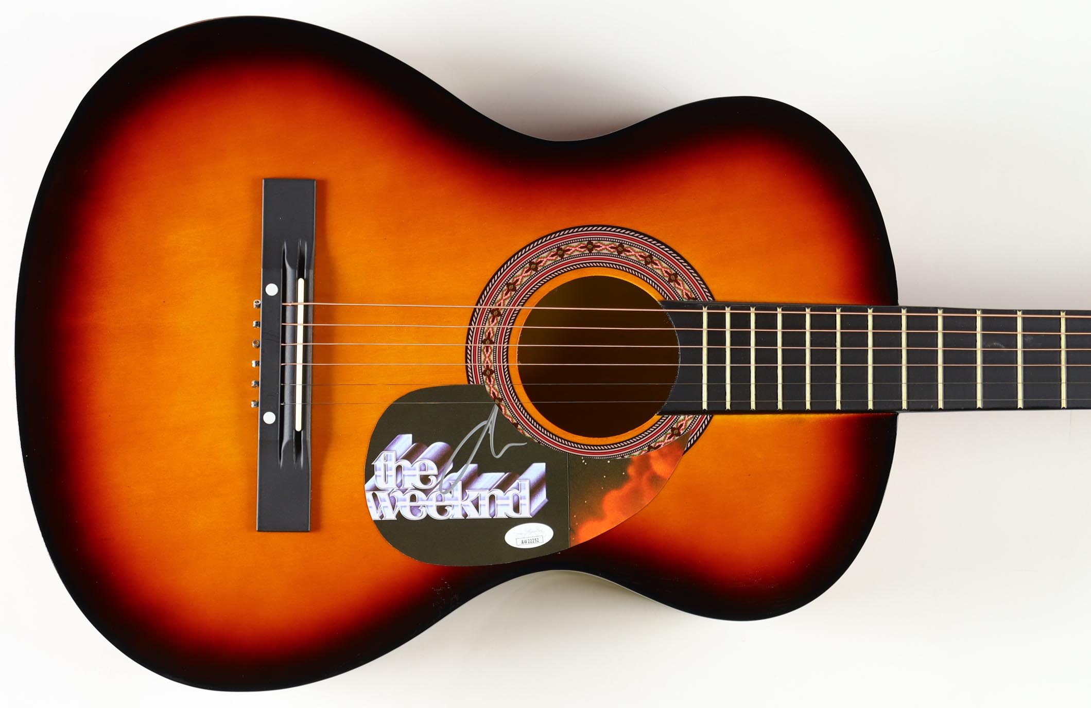 The Weeknd Signed 38" Acoustic Guitar (JSA) at PristineAuction.com The Weeknd Signed 38" Acoustic Guitar (JSA) at PristineAuction.com