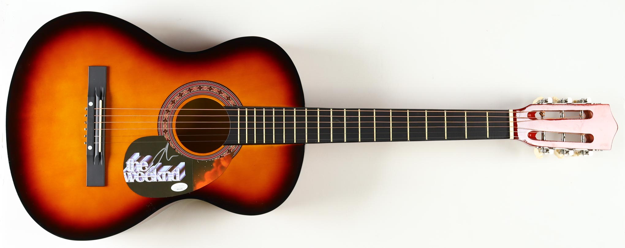 The Weeknd Signed 38" Acoustic Guitar (JSA) at PristineAuction.com The Weeknd Signed 38" Acoustic Guitar (JSA) at PristineAuction.com