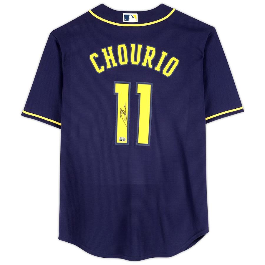 Jackson Chourio Signed Brewers Nike Jersey (Fanatics) at PristineAuction.com Jackson Chourio Signed Brewers Nike Jersey (Fanatics) at PristineAuction.com