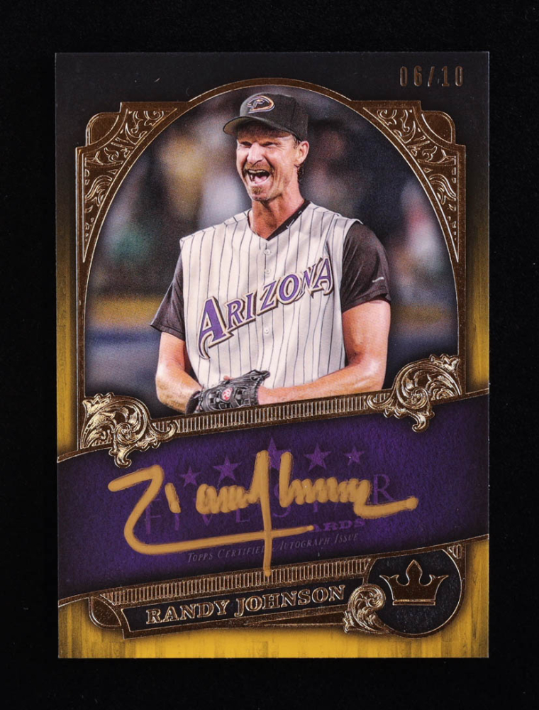 Randy Johnson 2022 Topps Five Star Baseball Royalty Autographs Gold #BRRJ #6/10