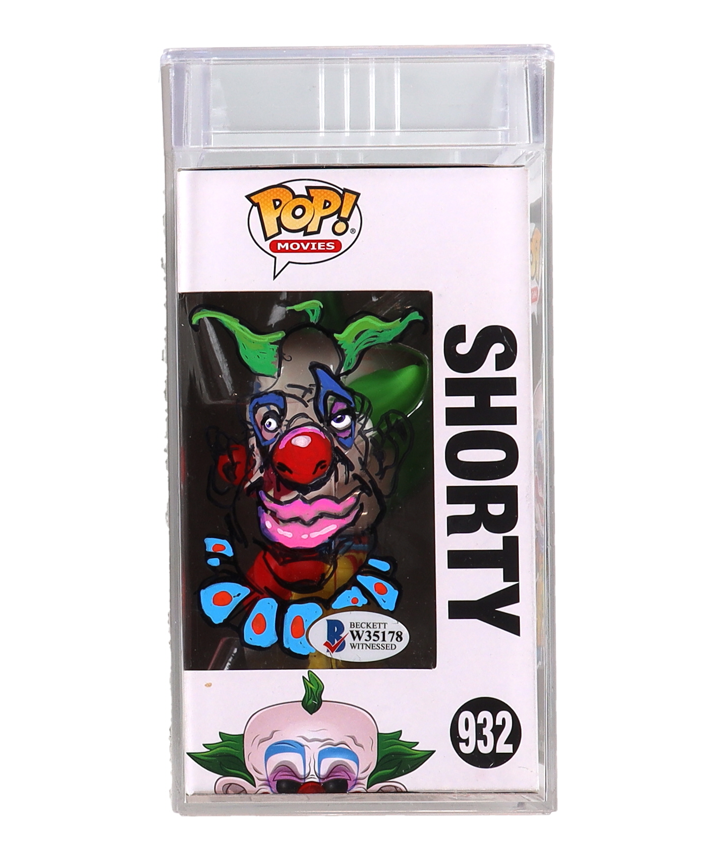 Charlie Chiodo Signed "Killer Klowns from Outer Space" #932 Shorty Funko Pop! Vinyl Figure with Hand-Drawn Sketch (PSA & Beckett) at PristineAuction.com Charlie Chiodo Signed "Killer Klowns from Outer Space" #932 Shorty Funko Pop! Vinyl Figure with Hand-Drawn Sketch (PSA & Beckett) at PristineAuction.com