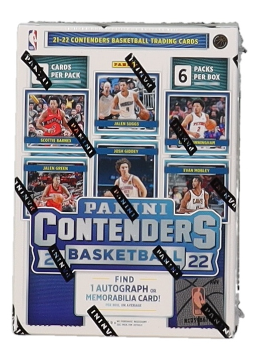 2021-22 Panini Contenders Basketball Blaster Box With (6) Packs at PristineAuction.com 2021-22 Panini Contenders Basketball Blaster Box With (6) Packs at PristineAuction.com