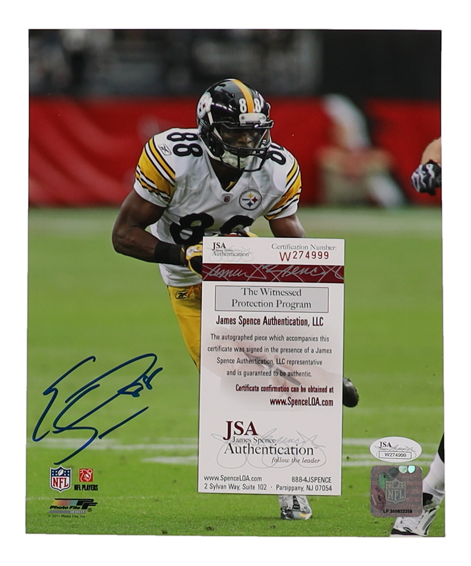 Emanuel Sanders Signed Steelers 8x10 Photo (JSA) at PristineAuction.com Emanuel Sanders Signed Steelers 8x10 Photo (JSA) at PristineAuction.com