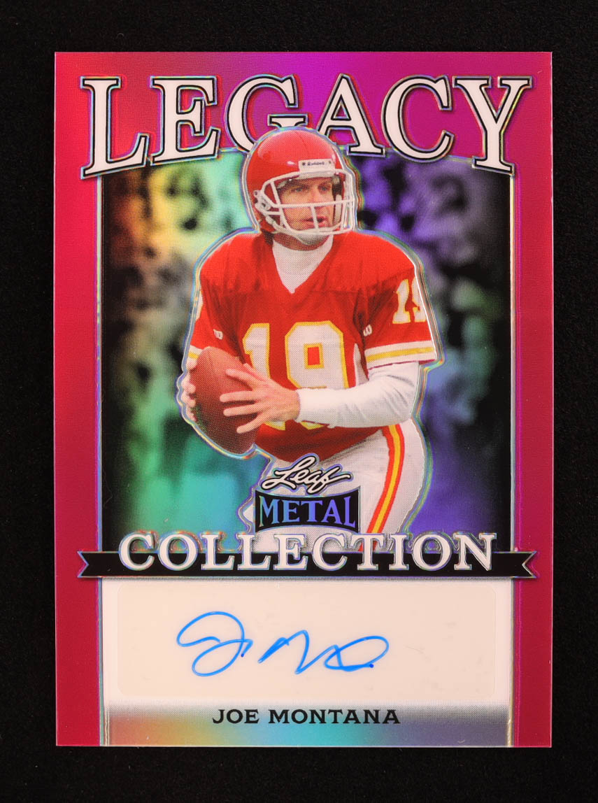 Joe Montana 2024 Leaf Legacy Collection #BA-JM6 Autograph SP Variation #3/7 at PristineAuction.com Joe Montana 2024 Leaf Legacy Collection #BA-JM6 Autograph SP Variation #3/7 at PristineAuction.com