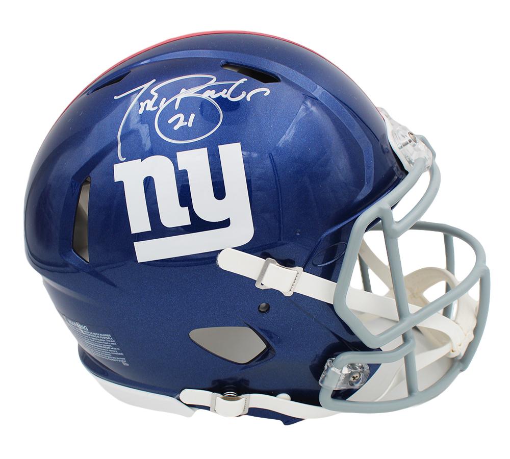 Tiki Barber Signed Giants Full-Size Authentic On-Field Speed Helmet (Radtke) at PristineAuction.com Tiki Barber Signed Giants Full-Size Authentic On-Field Speed Helmet (Radtke) at PristineAuction.com