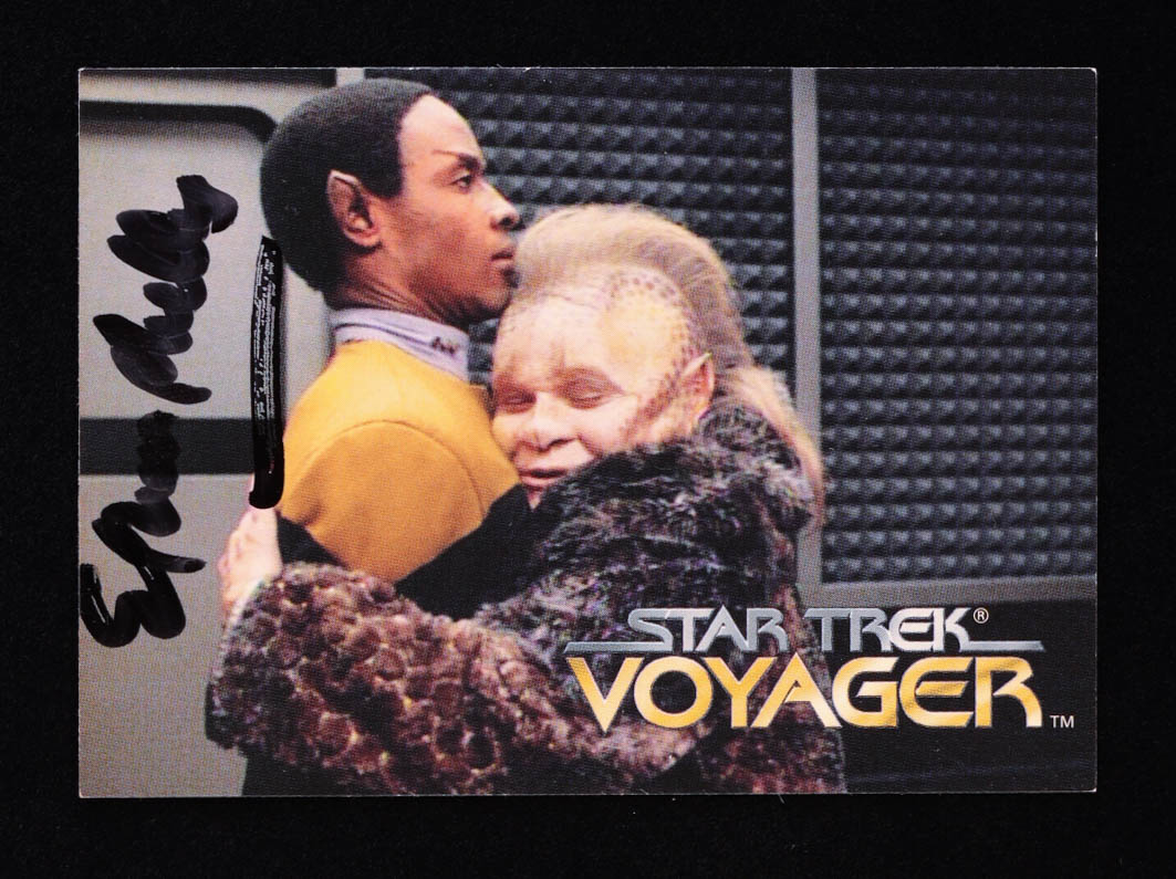 Ethan Phillips Signed 1995 SkyBox Star Trek Voyager Series 1 #42 Beamed Aboard (Beckett) at PristineAuction.com Ethan Phillips Signed 1995 SkyBox Star Trek Voyager Series 1 #42 Beamed Aboard (Beckett) at PristineAuction.com