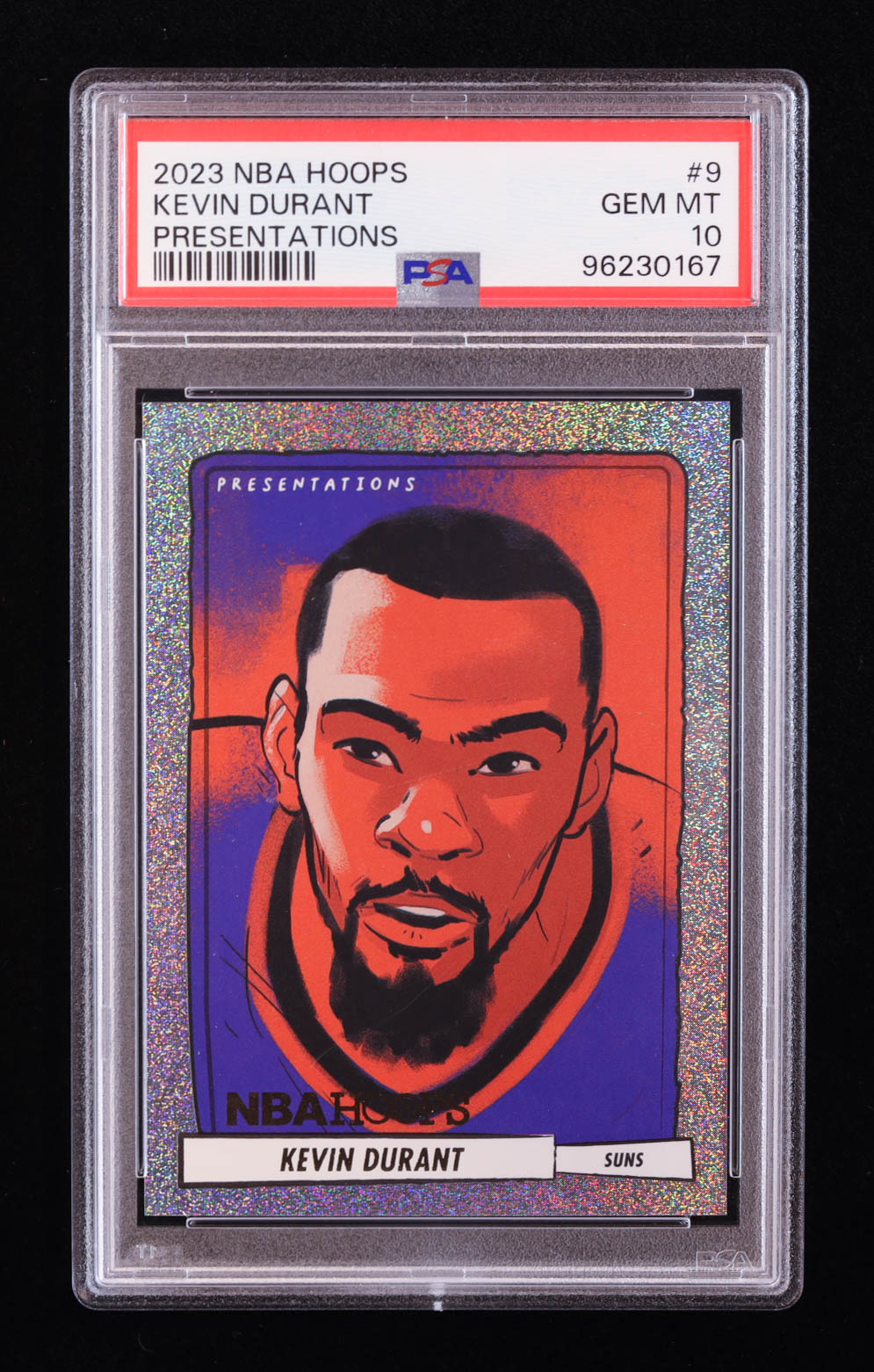 Kevin Durant 2023-24 Hoops Presentations #9 (PSA 10) at PristineAuction.com Kevin Durant 2023-24 Hoops Presentations #9 (PSA 10) at PristineAuction.com
