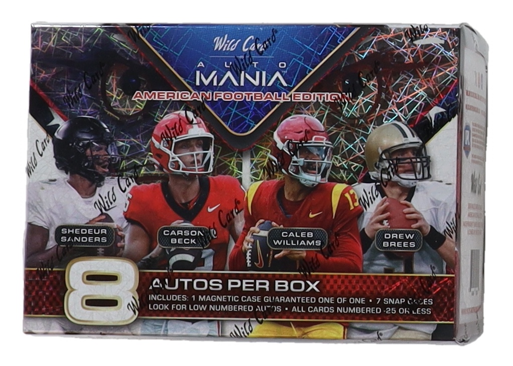 2024 Wild Card Auto Mania American Football Hobby Box at PristineAuction.com 2024 Wild Card Auto Mania American Football Hobby Box at PristineAuction.com