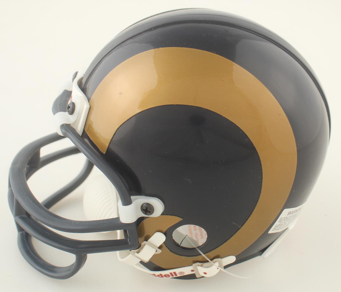 Flipper Anderson Signed Rams Throwback Mini Helmet (Beckett) at PristineAuction.com Flipper Anderson Signed Rams Throwback Mini Helmet (Beckett) at PristineAuction.com