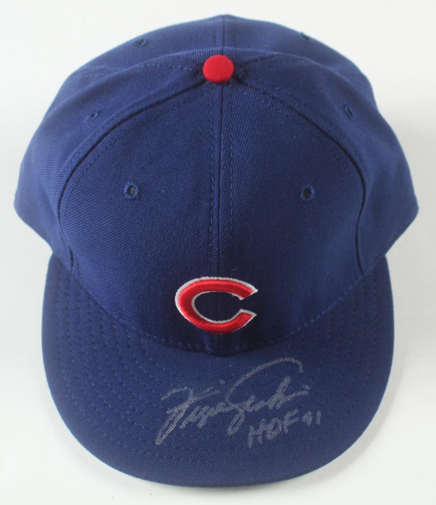 Fergie Jenkins Signed Cubs Fitted Hat Inscribed "HOF 91" (Beckett) at PristineAuction.com Fergie Jenkins Signed Cubs Fitted Hat Inscribed "HOF 91" (Beckett) at PristineAuction.com