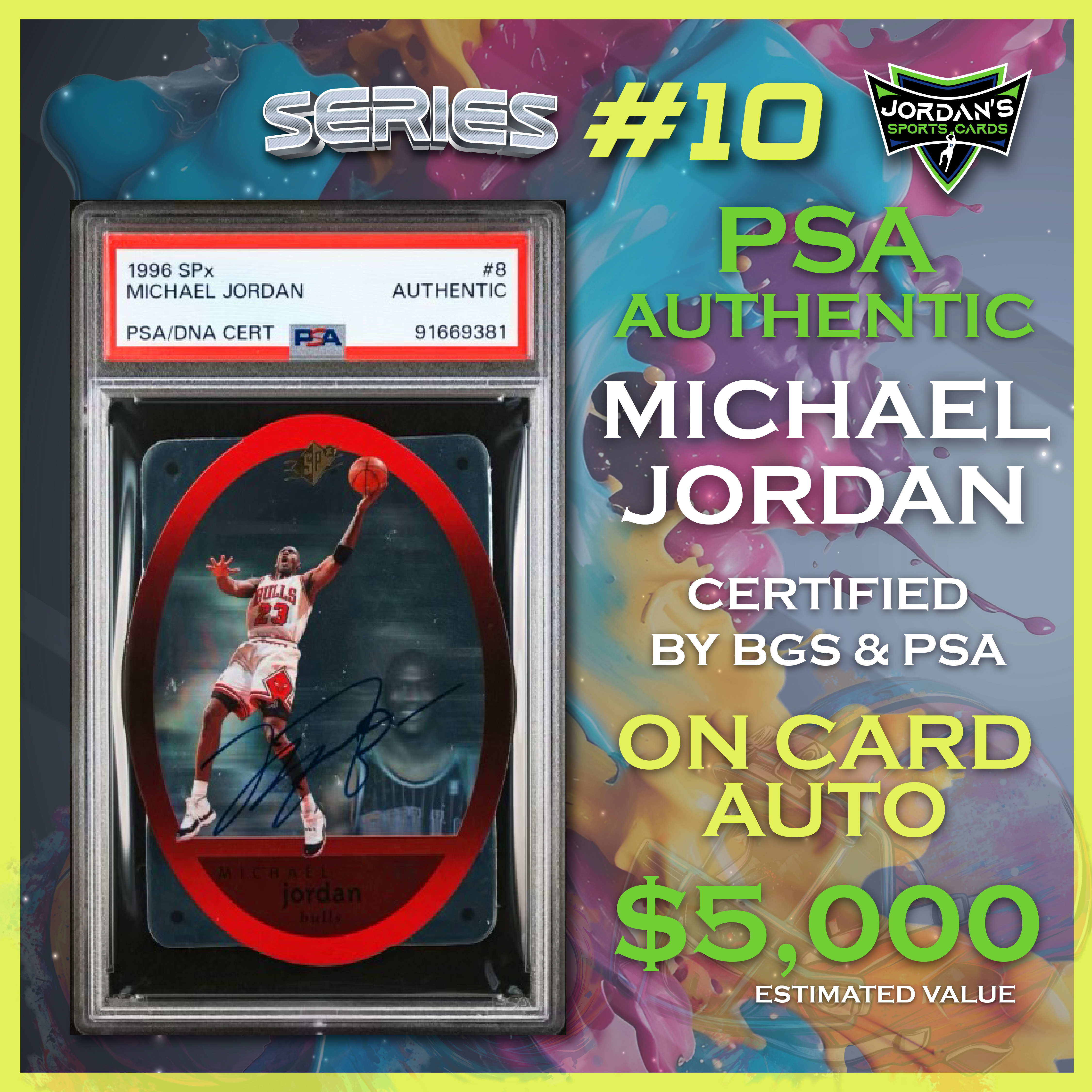 Platinum Quest Series 10 Sports Card Mystery Box Presented by Jordan's Sports Cards - (1) Graded PSA, BGS, or SGC Card Per Pack at PristineAuction.com Platinum Quest Series 10 Sports Card Mystery Box Presented by Jordan's Sports Cards - (1) Graded PSA, BGS, or SGC Card Per Pack at PristineAuction.com