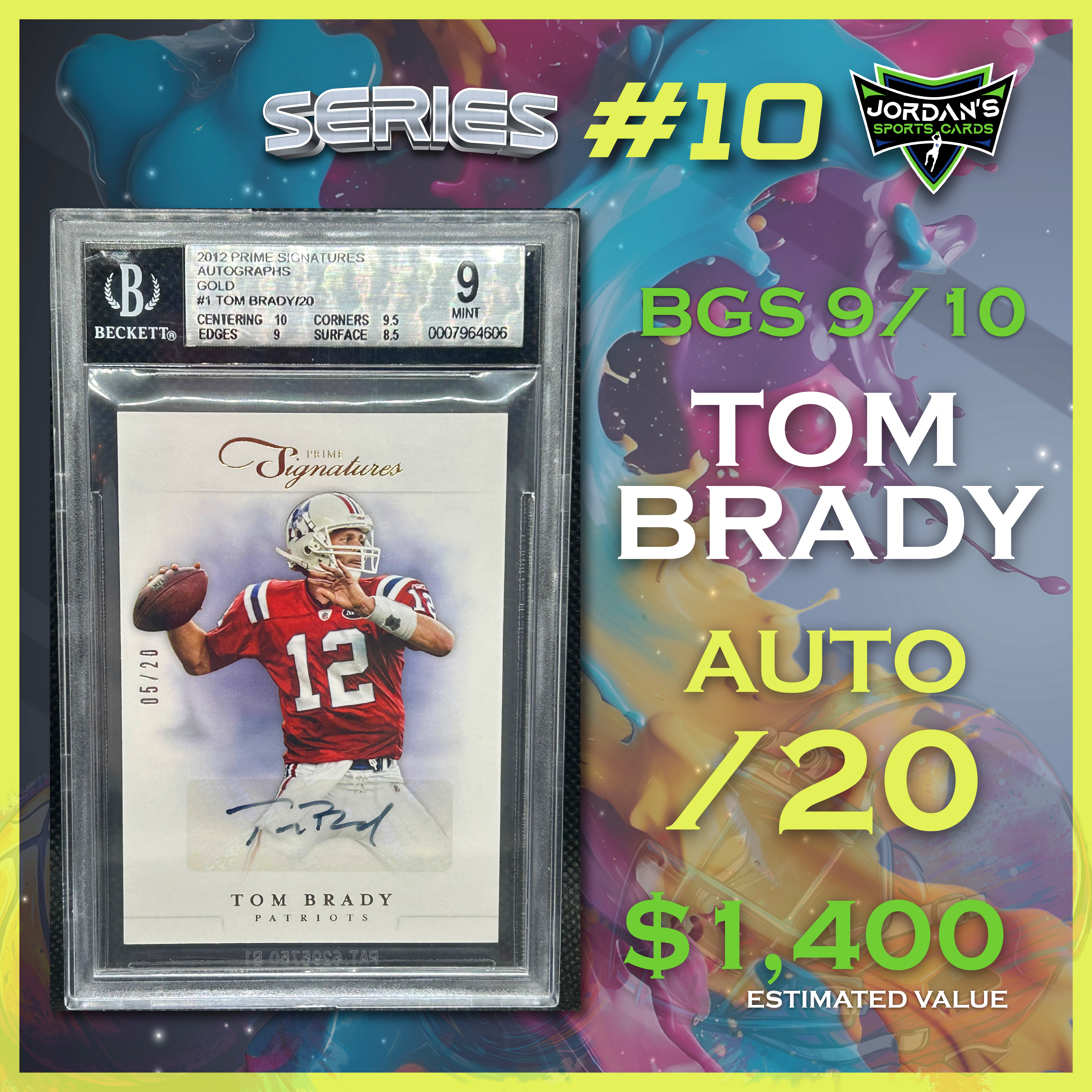 Platinum Quest Series 10 Sports Card Mystery Box Presented by Jordan's Sports Cards - (1) Graded PSA, BGS, or SGC Card Per Pack at PristineAuction.com Platinum Quest Series 10 Sports Card Mystery Box Presented by Jordan's Sports Cards - (1) Graded PSA, BGS, or SGC Card Per Pack at PristineAuction.com