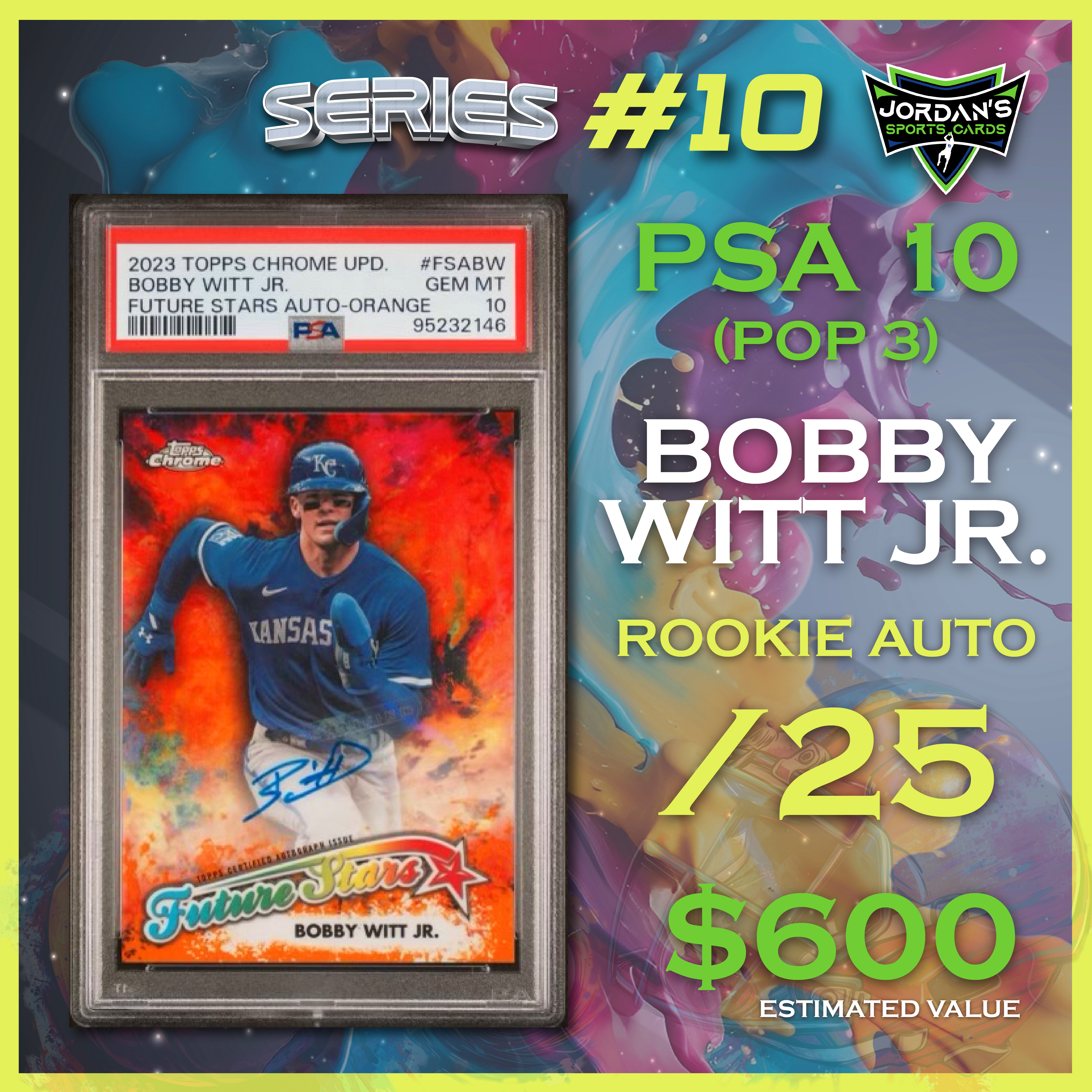 Platinum Quest Series 10 Sports Card Mystery Box Presented by Jordan's Sports Cards - (1) Graded PSA, BGS, or SGC Card Per Pack at PristineAuction.com Platinum Quest Series 10 Sports Card Mystery Box Presented by Jordan's Sports Cards - (1) Graded PSA, BGS, or SGC Card Per Pack at PristineAuction.com