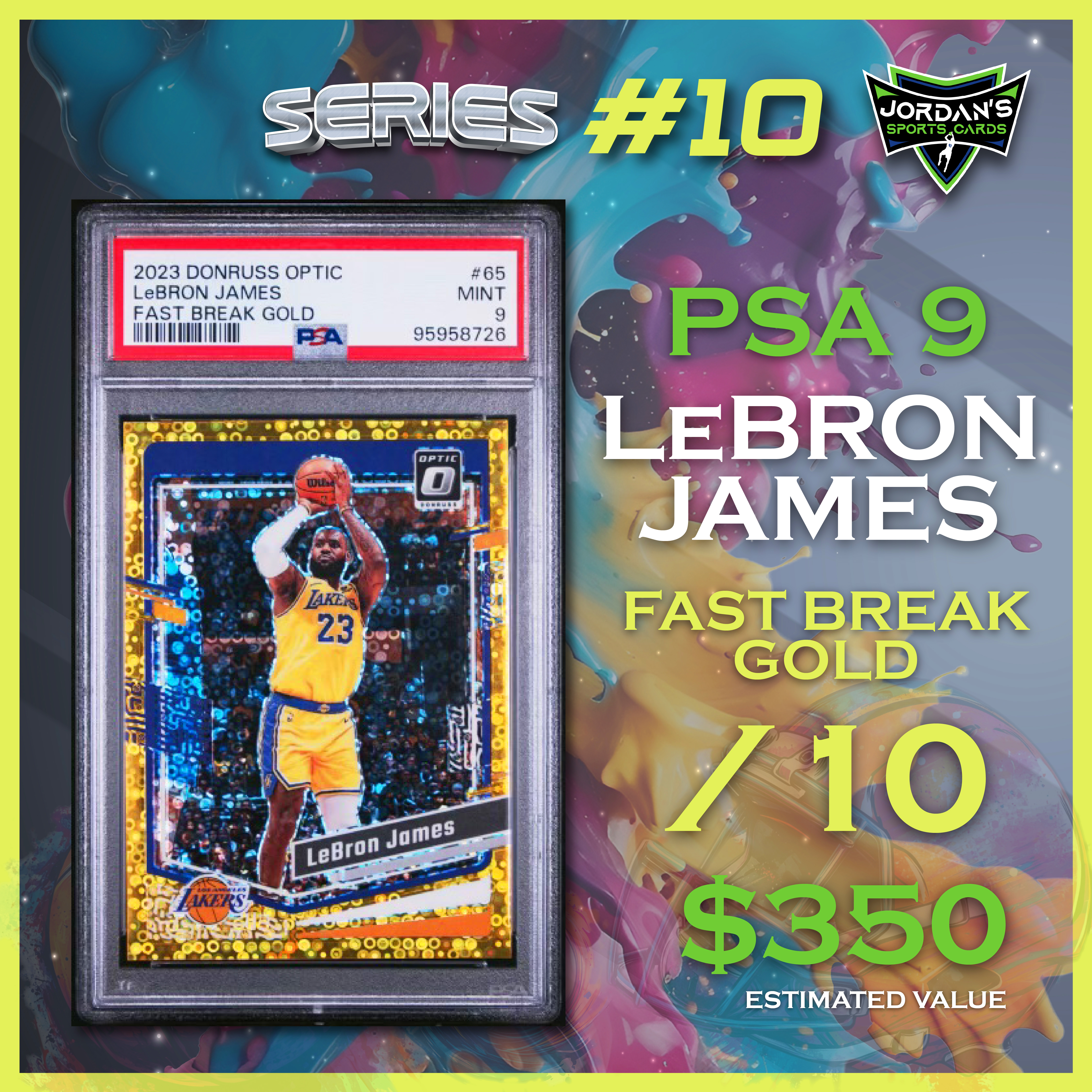 Platinum Quest Series 10 Sports Card Mystery Box Presented by Jordan's Sports Cards - (1) Graded PSA, BGS, or SGC Card Per Pack at PristineAuction.com Platinum Quest Series 10 Sports Card Mystery Box Presented by Jordan's Sports Cards - (1) Graded PSA, BGS, or SGC Card Per Pack at PristineAuction.com