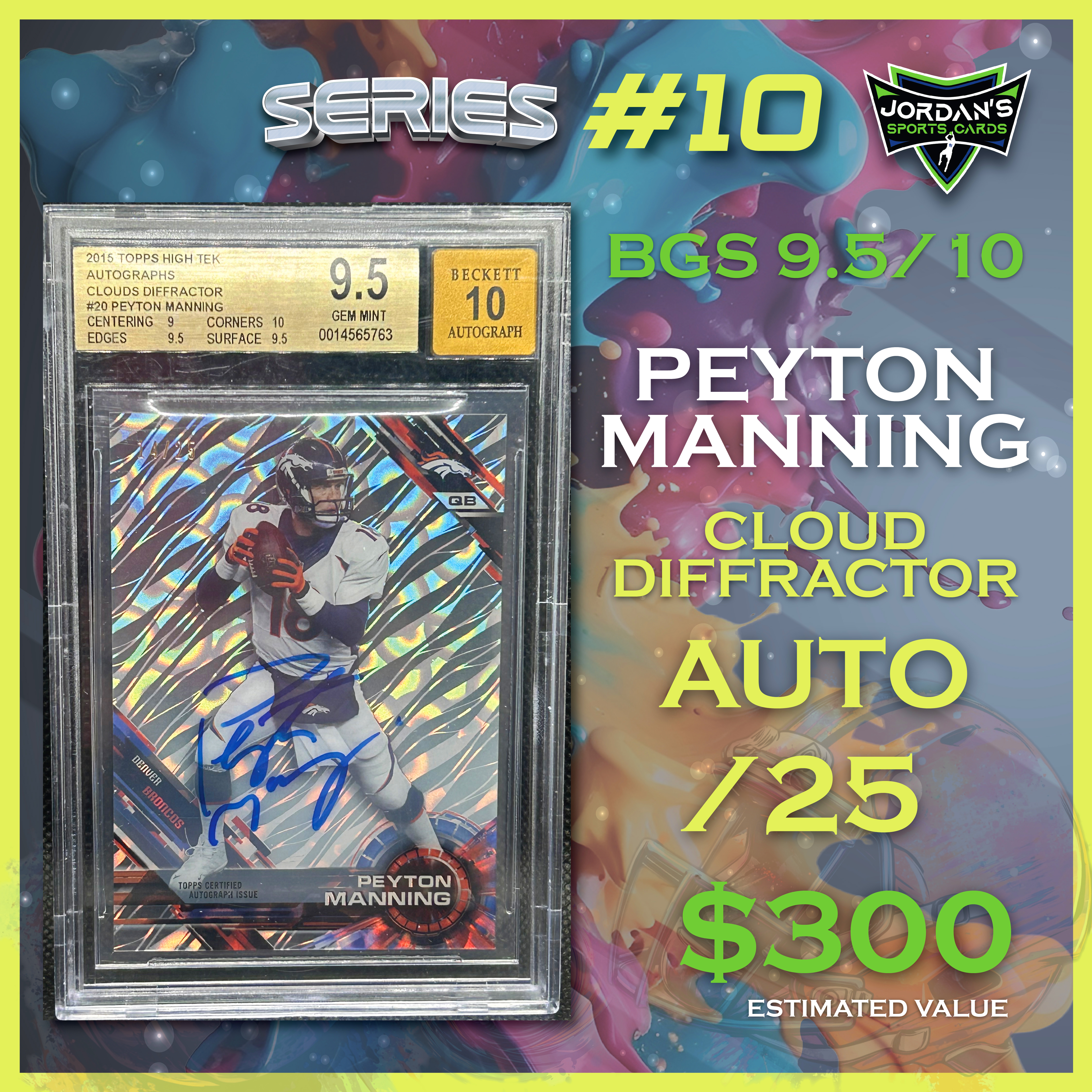 Platinum Quest Series 10 Sports Card Mystery Box Presented by Jordan's Sports Cards - (1) Graded PSA, BGS, or SGC Card Per Pack at PristineAuction.com Platinum Quest Series 10 Sports Card Mystery Box Presented by Jordan's Sports Cards - (1) Graded PSA, BGS, or SGC Card Per Pack at PristineAuction.com