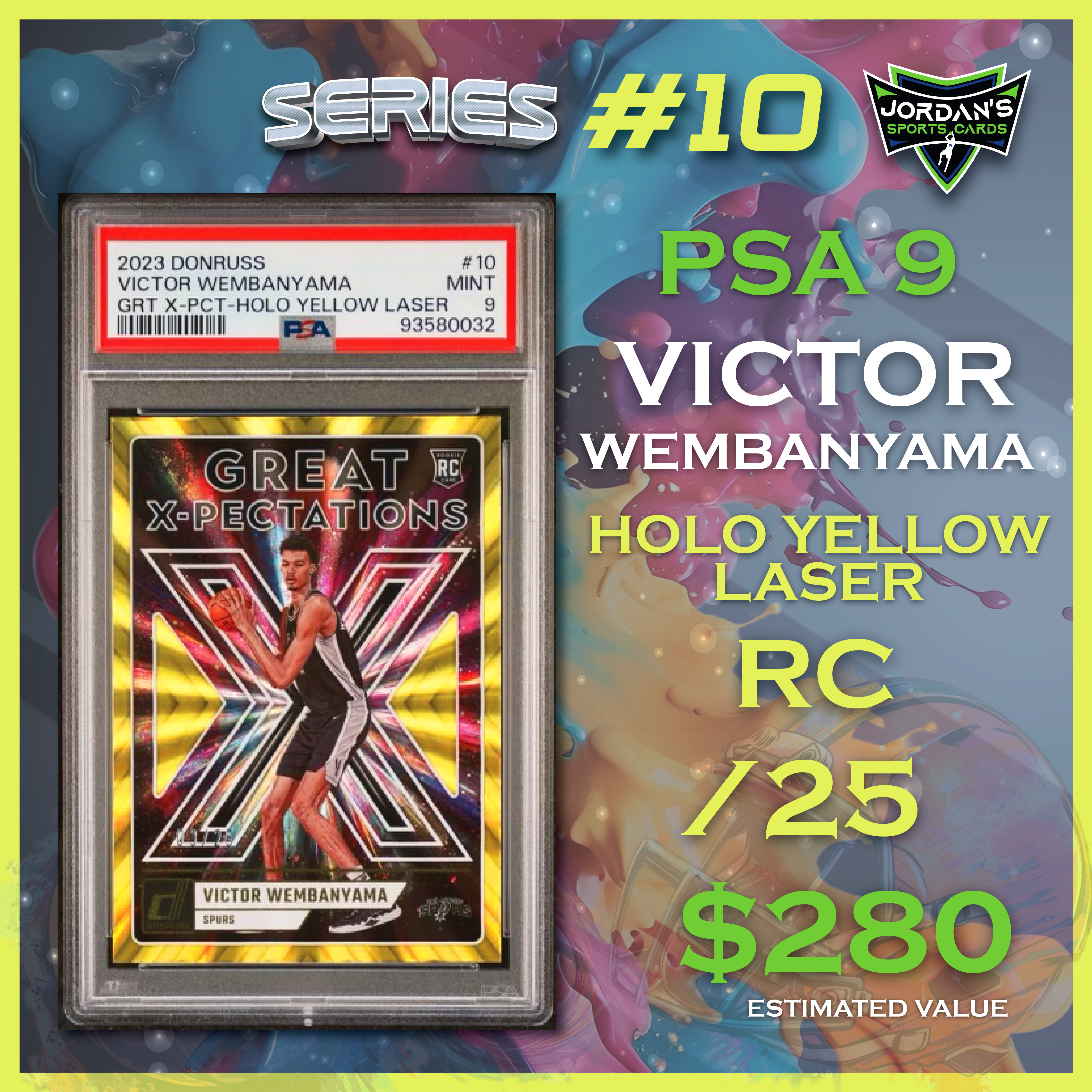Platinum Quest Series 10 Sports Card Mystery Box Presented by Jordan's Sports Cards - (1) Graded PSA, BGS, or SGC Card Per Pack at PristineAuction.com Platinum Quest Series 10 Sports Card Mystery Box Presented by Jordan's Sports Cards - (1) Graded PSA, BGS, or SGC Card Per Pack at PristineAuction.com