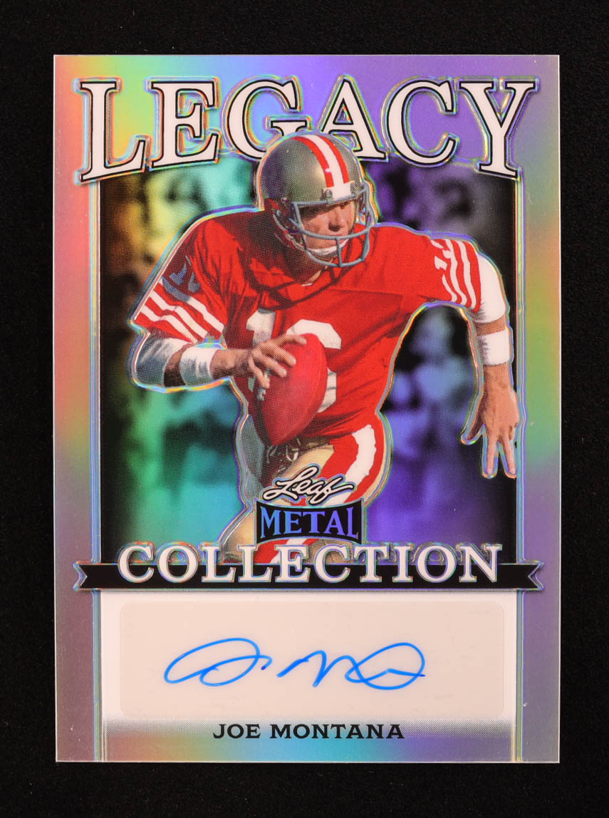 Joe Montana 2024 Leaf Legacy Collection #BA-JM7 Autograph SP Variation #33/35 at PristineAuction.com Joe Montana 2024 Leaf Legacy Collection #BA-JM7 Autograph SP Variation #33/35 at PristineAuction.com