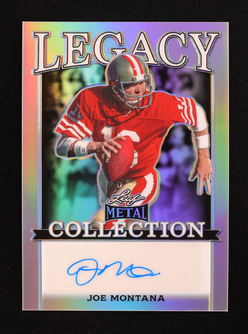 Joe Montana 2024 Leaf Legacy Collection #BA-JM7 Autograph SP Variation #7/35 at PristineAuction.com Joe Montana 2024 Leaf Legacy Collection #BA-JM7 Autograph SP Variation #7/35 at PristineAuction.com