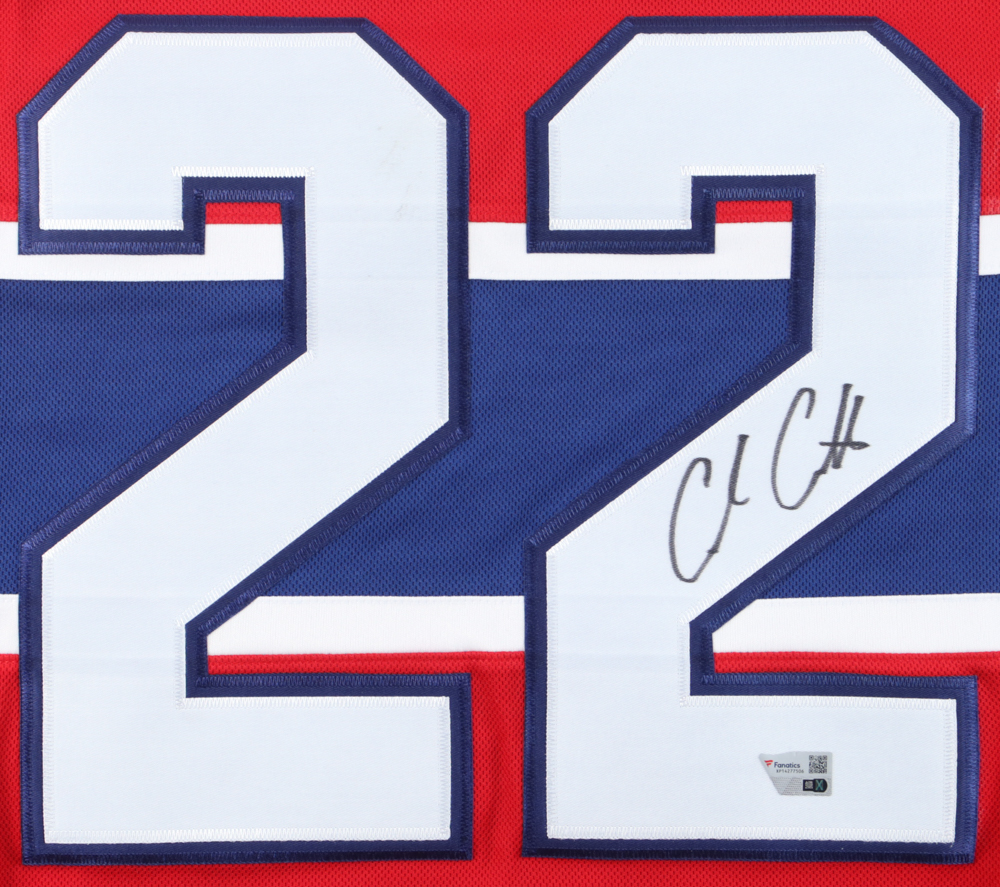 Cole Caufield Signed Canadiens Jersey (Fanatics) at PristineAuction.com Cole Caufield Signed Canadiens Jersey (Fanatics) at PristineAuction.com