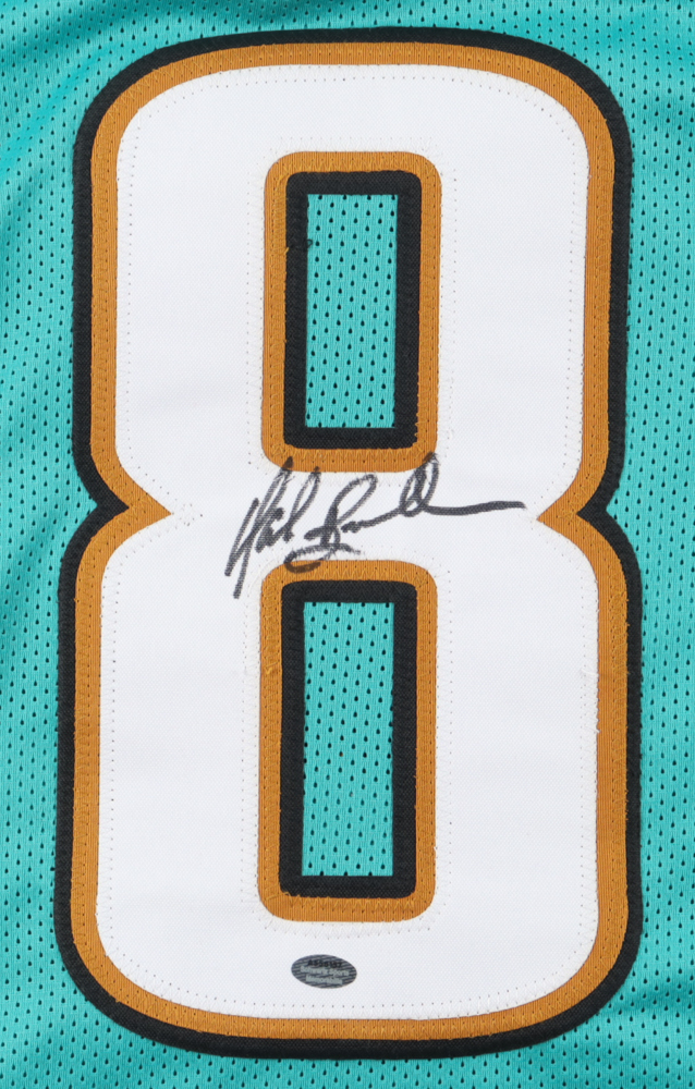 Mark Brunell Signed Career Highlight Stat Jersey (Schwartz) at PristineAuction.com Mark Brunell Signed Career Highlight Stat Jersey (Schwartz) at PristineAuction.com