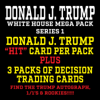 Break King "DONALD J. TRUMP WHITE HOUSE MEGA" Mystery Box / Pack Series 1 Lot of (4) at PristineAuction.com Break King "DONALD J. TRUMP WHITE HOUSE MEGA" Mystery Box / Pack Series 1 Lot of (4) at PristineAuction.com