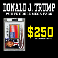 Break King "DONALD J. TRUMP WHITE HOUSE MEGA" Mystery Box / Pack Series 1 Lot of (4) at PristineAuction.com Break King "DONALD J. TRUMP WHITE HOUSE MEGA" Mystery Box / Pack Series 1 Lot of (4) at PristineAuction.com
