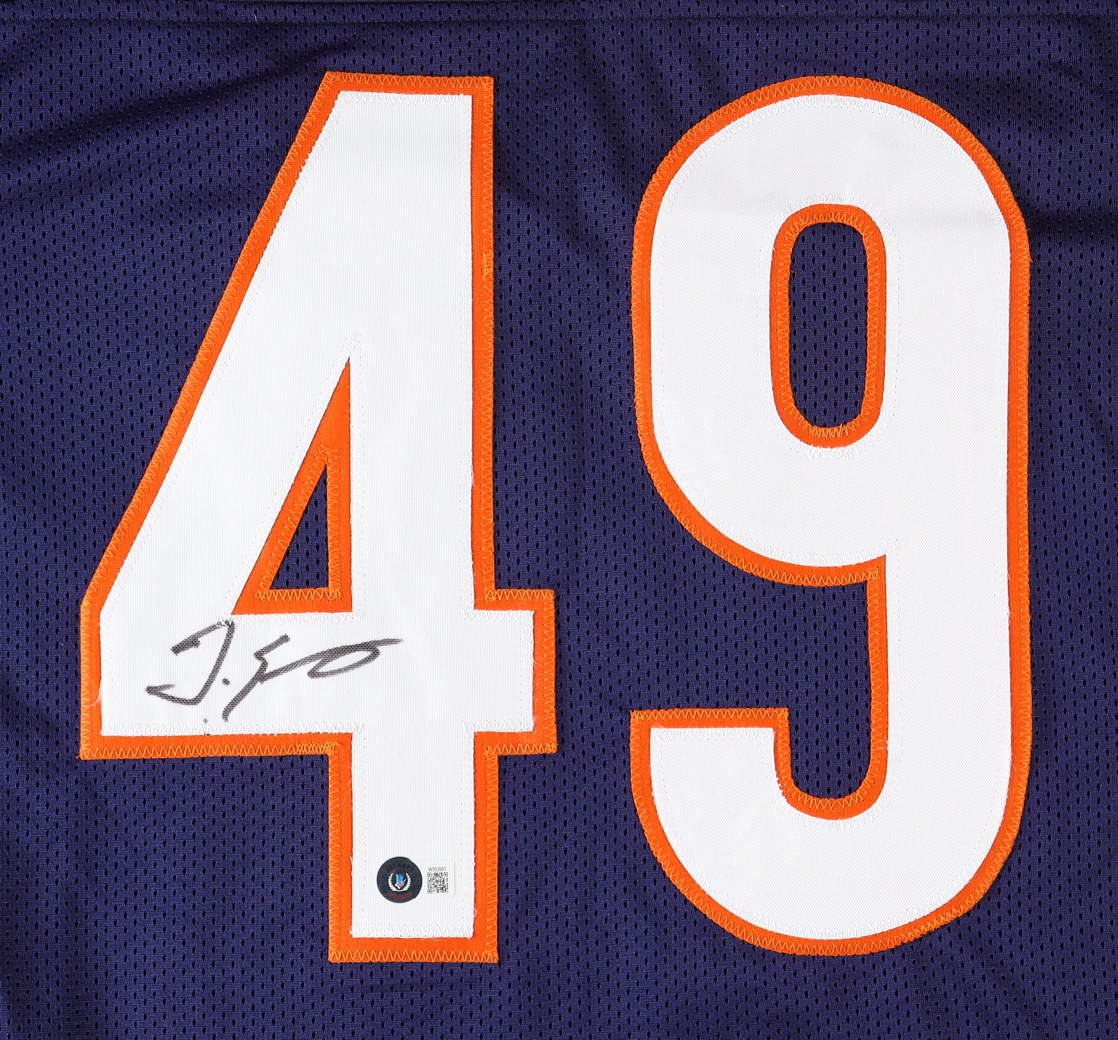 Tremaine Edmunds Signed Jersey (Beckett) at PristineAuction.com Tremaine Edmunds Signed Jersey (Beckett) at PristineAuction.com