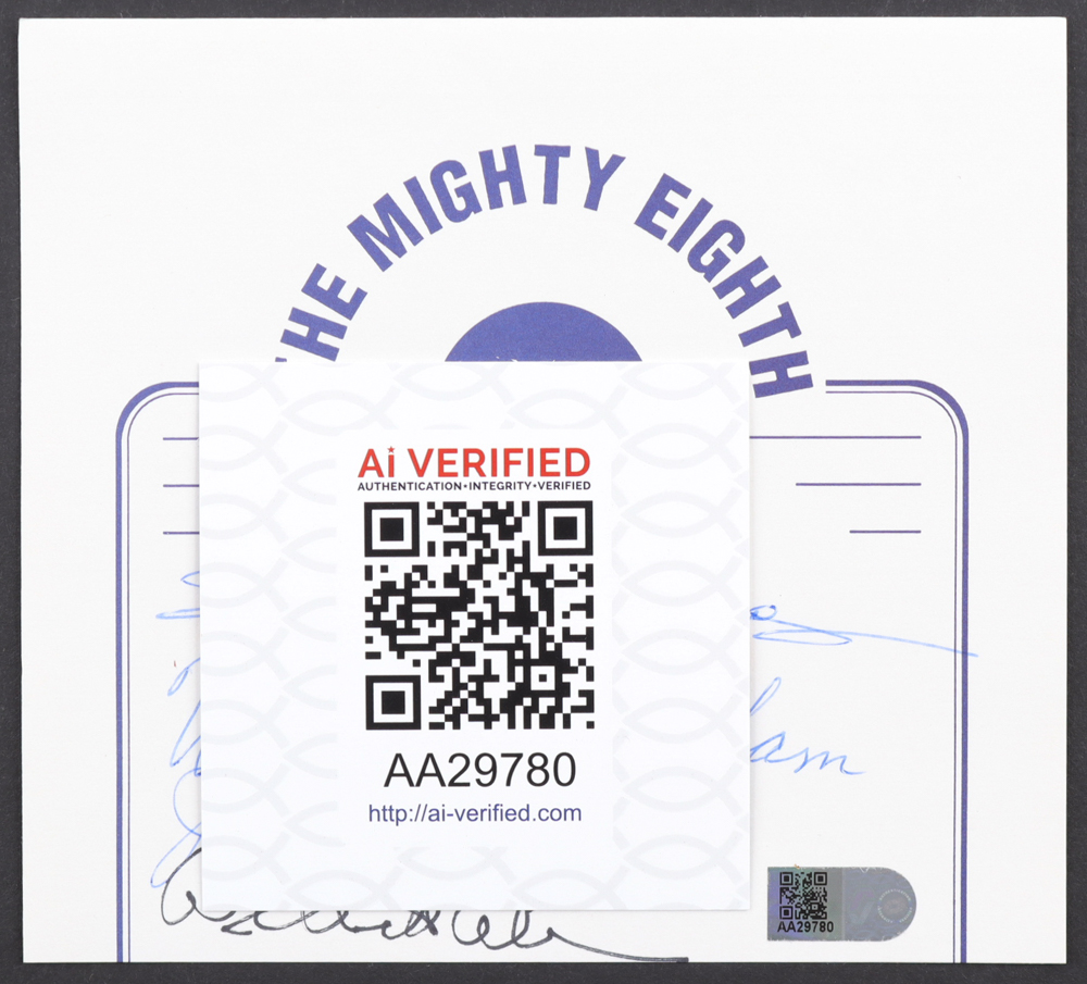 Bookplate Cut Signed by (5) with Steve Pisanos, Lawrence Powell, Walter Beckham, Joseph Bennett (AIV) at PristineAuction.com Bookplate Cut Signed by (5) with Steve Pisanos, Lawrence Powell, Walter Beckham, Joseph Bennett (AIV) at PristineAuction.com