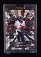 CJ Stroud 2023 Wild Card Alumination Comix Mosaic Black #ACCS #21/25 RC at PristineAuction.com