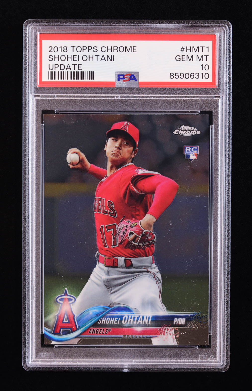 Shohei Ohtani 2018 Topps Chrome Update #HMT1 RC (PSA 10) at PristineAuction.com Shohei Ohtani 2018 Topps Chrome Update #HMT1 RC (PSA 10) at PristineAuction.com