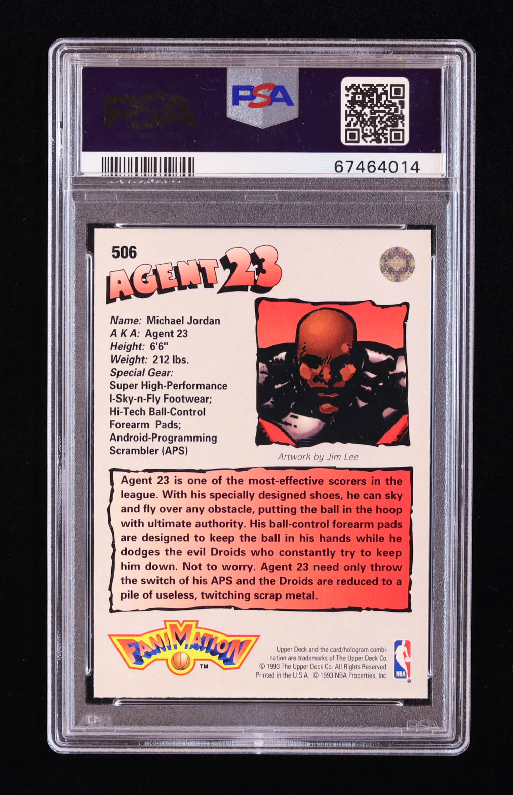 Michael Jordan 1992-93 Upper Deck #506 FAN (PSA 10) at PristineAuction.com Michael Jordan 1992-93 Upper Deck #506 FAN (PSA 10) at PristineAuction.com
