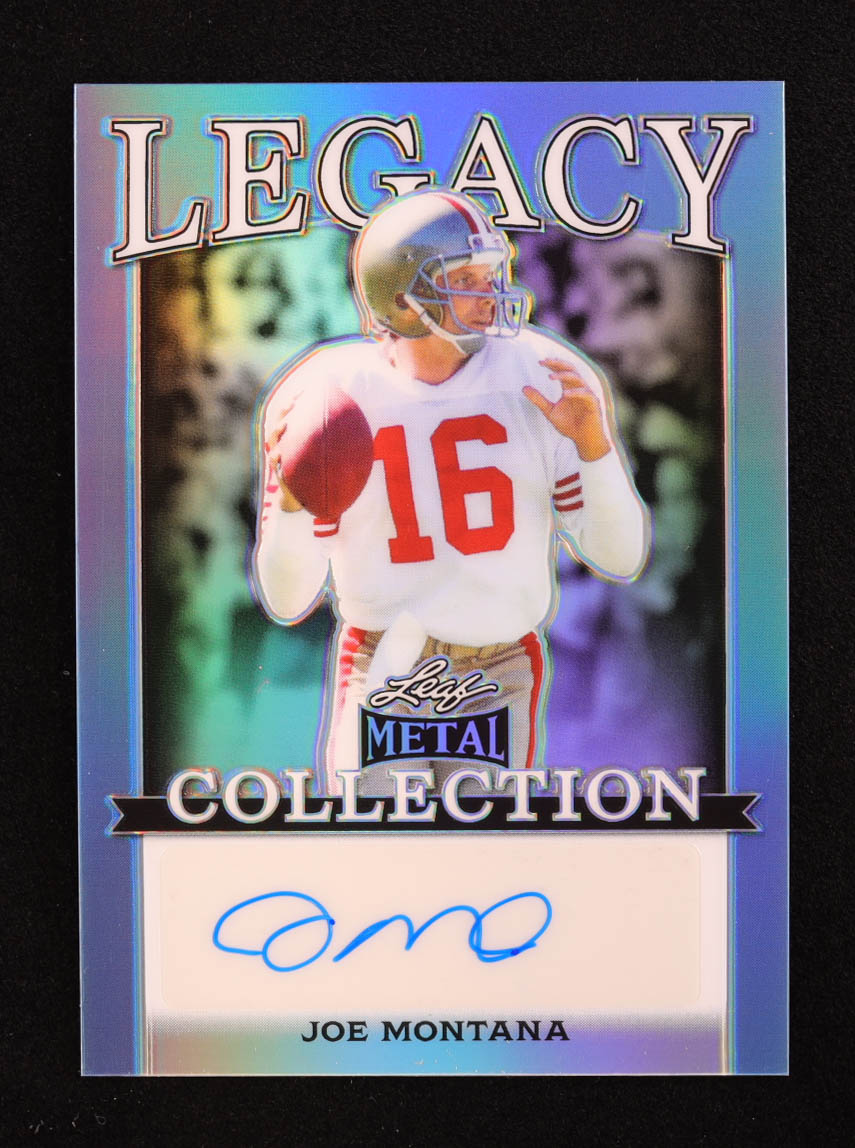 Joe Montana 2024 Leaf Legacy Collection #BA-JM5 Autograph SP Variation #3/25 at PristineAuction.com Joe Montana 2024 Leaf Legacy Collection #BA-JM5 Autograph SP Variation #3/25 at PristineAuction.com