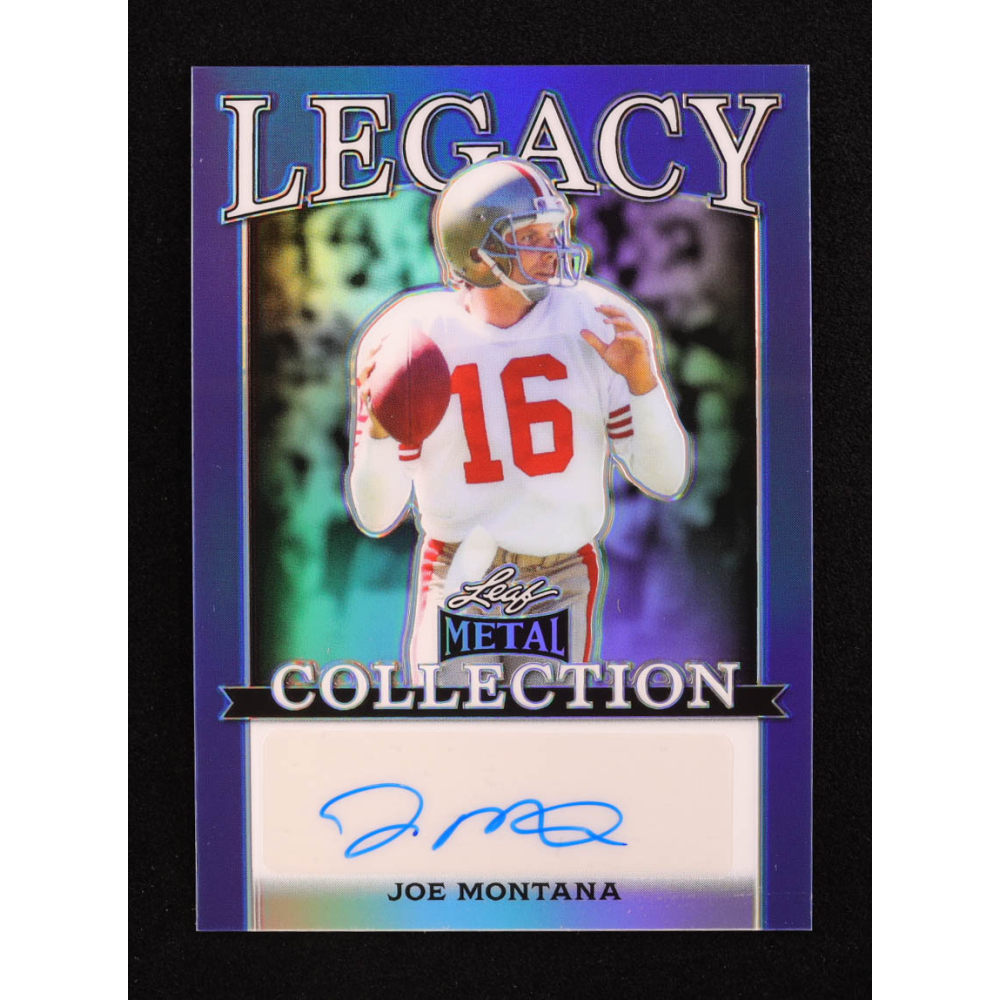 Joe Montana 2024 Leaf Legacy Collection #BA-JM5 Autograph SP Variation #3/5 at PristineAuction.com