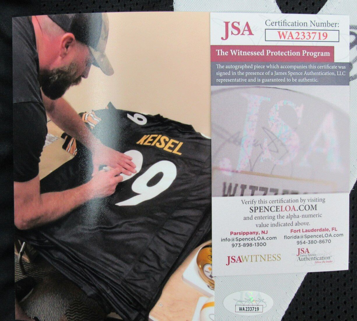 Brett Keisel Signed Jersey (JSA) at PristineAuction.com Brett Keisel Signed Jersey (JSA) at PristineAuction.com