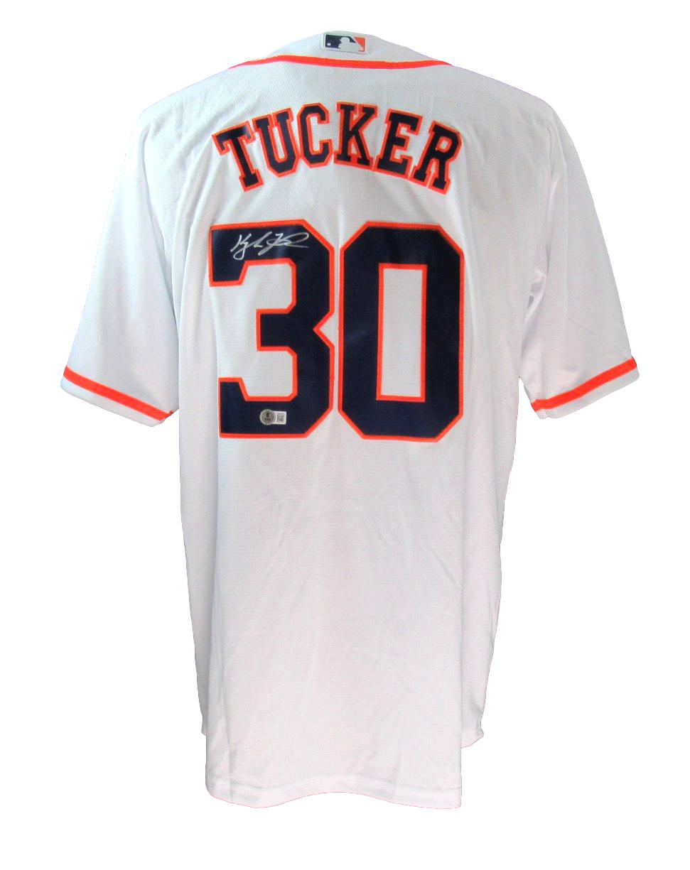 Kyle Tucker Signed Astros Jersey (Beckett) at PristineAuction.com Kyle Tucker Signed Astros Jersey (Beckett) at PristineAuction.com