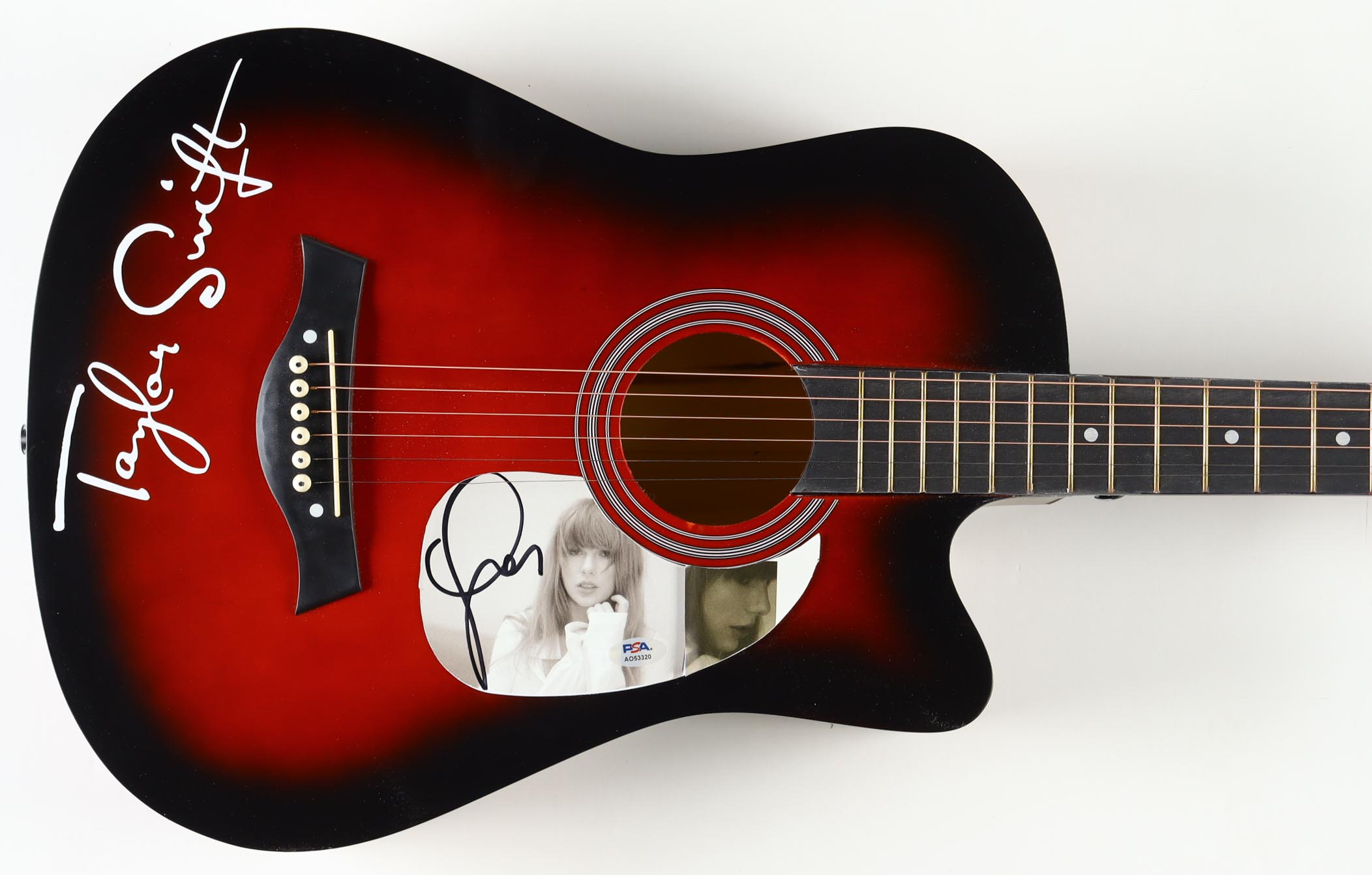 Taylor Swift Signed 38" Acoustic Guitar (PSA) at PristineAuction.com Taylor Swift Signed 38" Acoustic Guitar (PSA) at PristineAuction.com