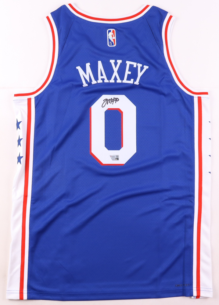 Tyrese Maxey Signed 76ers Jersey (Fanatics) at PristineAuction.com Tyrese Maxey Signed 76ers Jersey (Fanatics) at PristineAuction.com