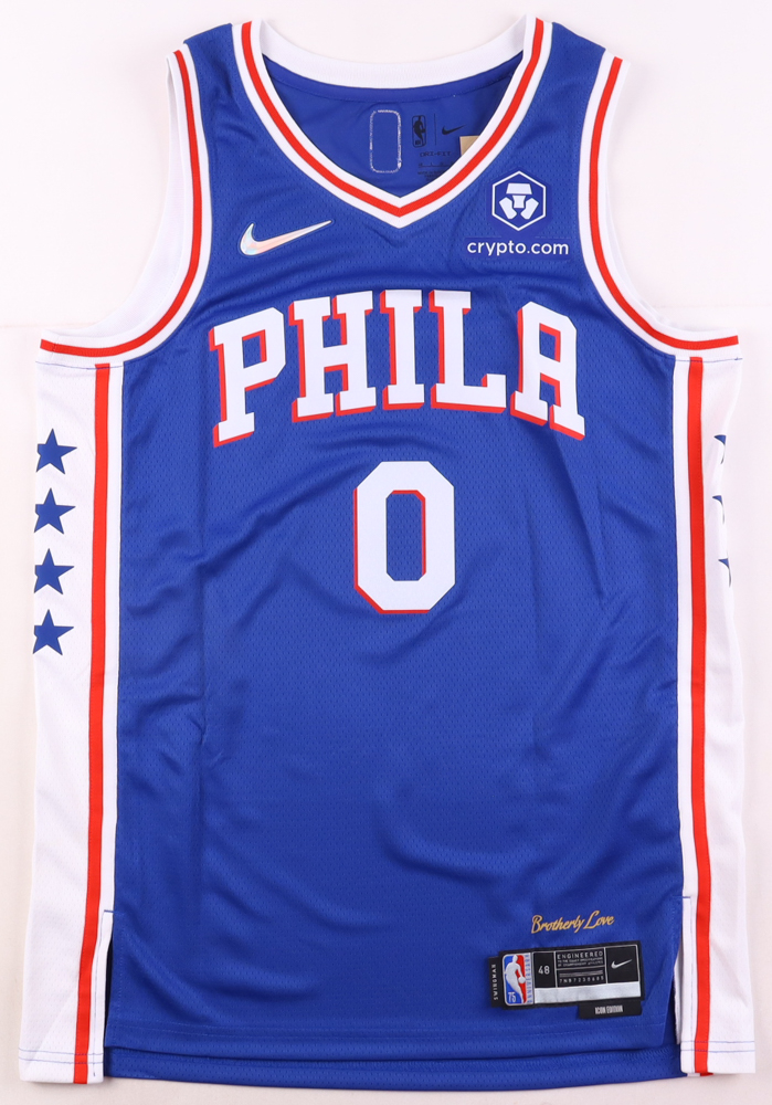 Tyrese Maxey Signed 76ers Jersey (Fanatics) at PristineAuction.com Tyrese Maxey Signed 76ers Jersey (Fanatics) at PristineAuction.com