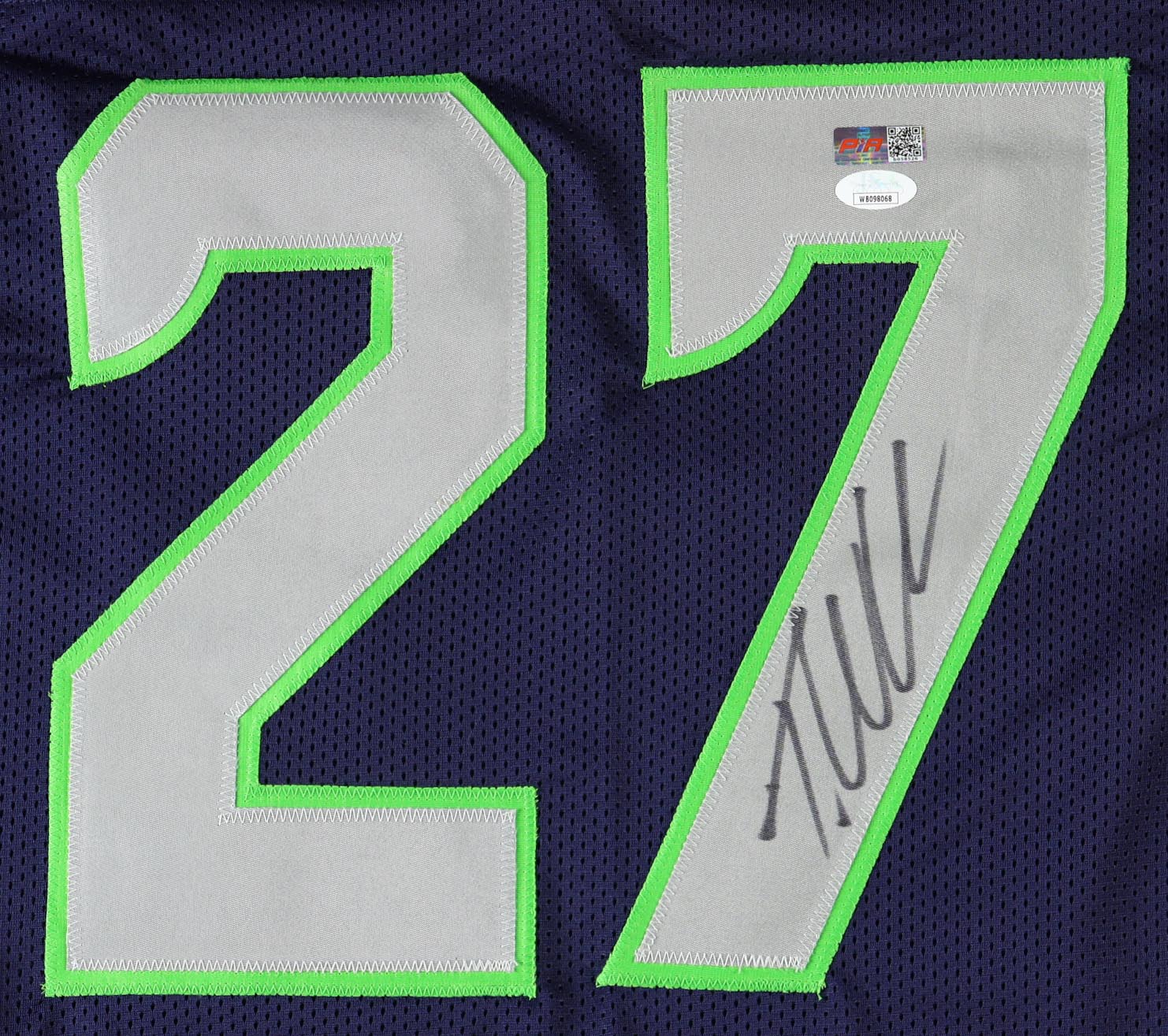 Tariq Woolen Signed Jersey (JSA & PIA) at PristineAuction.com Tariq Woolen Signed Jersey (JSA & PIA) at PristineAuction.com