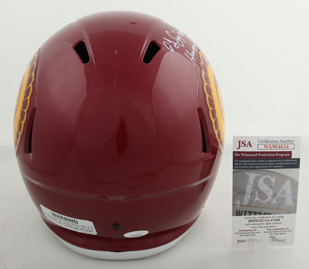O.J. Simpson Signed USC Trojans Full-Size Speed Helmet Inscribed "Heisman 68" (JSA) at PristineAuction.com O.J. Simpson Signed USC Trojans Full-Size Speed Helmet Inscribed "Heisman 68" (JSA) at PristineAuction.com