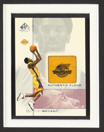 Michael Jordan & Kobe Bryant Game Used Floor Custom Framed Trading Card Display at PristineAuction.com Michael Jordan & Kobe Bryant Game Used Floor Custom Framed Trading Card Display at PristineAuction.com